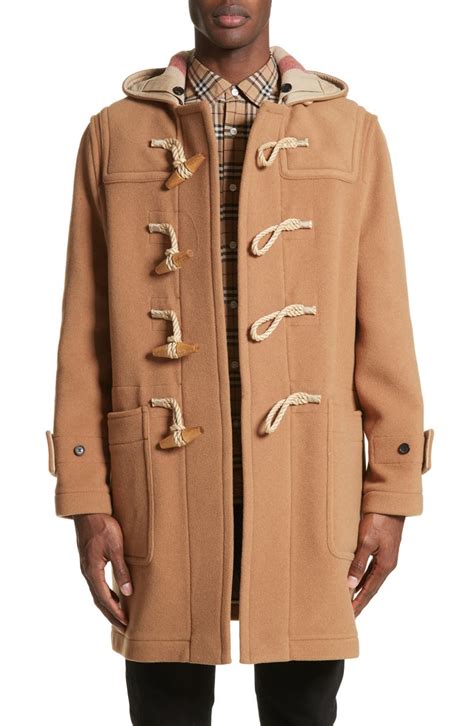 burberry cropped duffle coat